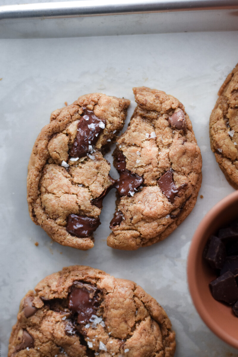 Gluten Free Chocolate Chip Cookies - Honeyed Sundays